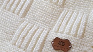 SELANİK BATTANİYE WORKSHOP  BABY BLANKET PATTERN [upl. by Niak]