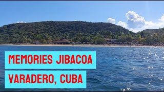 Memories Jibacoa Varadero Cuba Beach view from pedal boat [upl. by Iadam280]