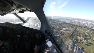 Approach amp Landing Provence Marseille France Runway 31R Boeing 737800 [upl. by Aihseyn]