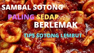 RESEPI SAMBAL SOTONG SEDAP DAN BERLEMAK  SAMBAL TERBAIK UNTUK NASI LEMAK  SAMBAL VIRAL [upl. by Elleon24]