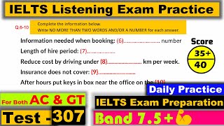 IELTS Listening Practice Test 2023 with Answers Real Exam  307 [upl. by Nabe689]