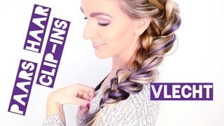 Paars haar  Vlecht tutorial  Linda Harmsen [upl. by Gotthard594]