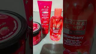 goodbody lotion stoberry  scrub stoberrystoberry jel [upl. by Holmen372]