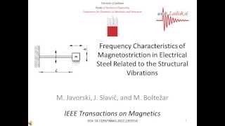 Frequency Characteristics of Magnetostriction in Electrical Steel Related to the Structural Vibratio [upl. by Reinhard]