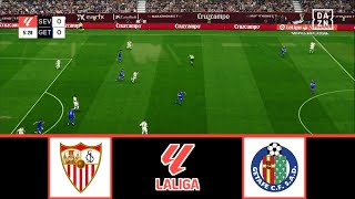 SEVILLA VS GETAFE  LALIGA 20242025  FOOTBALL LIFE 2024 [upl. by Tik]