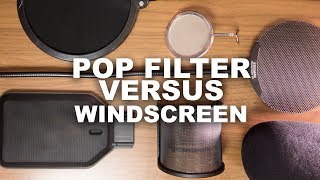 Pop Filter vs Windscreen Which Should You Buy FAQ Series [upl. by Attenohs]