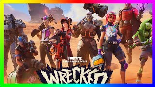 Fortnite C5S3  WRECKED Full Battle Pass Preview [upl. by Ayra946]