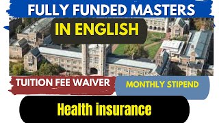 Fully funded Master in English Tuition waiver  stipend [upl. by Hcab247]