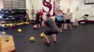 Wall Ball Shots  Warm Up Game  Crossfit San Jose [upl. by Eelytsirk]