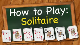 How to play Solitaire Card Game aka Klondike [upl. by Lambert506]