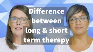 Differences Between Long Term and Short Term Counselling [upl. by Dalli]