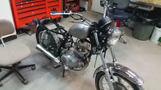 1980 Yamaha SR250 Update New Fuel Tank [upl. by Enialahs]