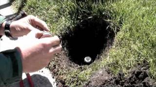 Conversion How to change an Orbit sprinkler head to a Rain Bird sprinkler head [upl. by Ecidnac]