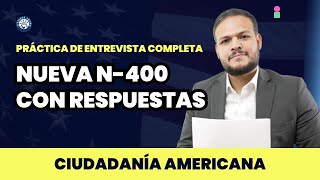 Ciudadanía Americana 2024 Practica de entrevista con respuestas [upl. by Cioban79]