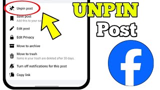 How To Unpin A Post on Facebook  2024 [upl. by Namron]