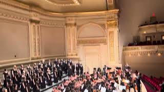 Tomball Memorial High School Choir amp Orchestra at Carnegie Hall Part 2 [upl. by Nwahsyd]