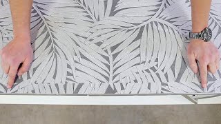 How to hang wallpaper with a drop match [upl. by Gerda]