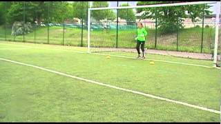 entrainement gardien but  exercice plongeon 4 gardien de but goalkeeper training [upl. by Larkins]