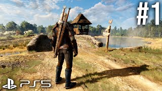 The Witcher 3 PS5 Gameplay Walkthrough Part 1  Intro Next Gen Upgrade Remastered [upl. by Maddox907]