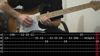 Led Zeppelin  Stairway to heaven solo Guitar lesson with TAB [upl. by Suneya82]