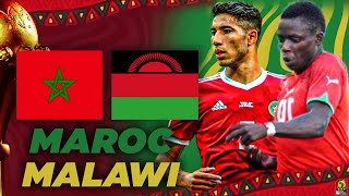 🔴🇲🇦🇲🇼 MAROC  MALAWI  18 EME FINALE CAN 2021 [upl. by Gawain]