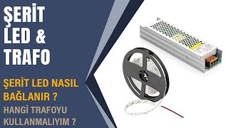 ŞERİT LED NASIL BAĞLANIR I ŞERİT LED VE ŞERİT LED TRAFOSU I ELEKTROMARKETİM [upl. by Llebasi74]