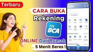 Cara membuat Rekening BCA Online Terbaru Aplikasi MyBCA  Buka Rekening BCA Online Mobile Banking [upl. by Dihaz937]