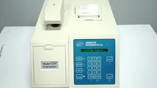 Advanced Instruments 3250 Osmometer BOSTONIND  26412 [upl. by Enawd]