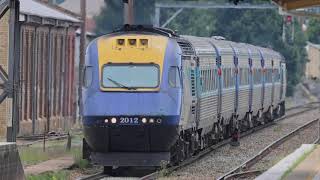 XPT ST23 arrives and departs Goulburn Station 20124 [upl. by Scharf]