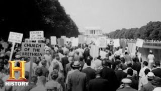 History Specials King Leads the March on Washington  History [upl. by Ytima278]