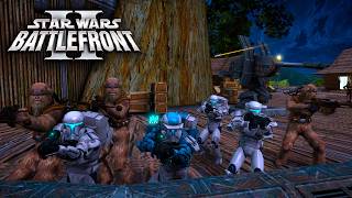 Star Wars Battlefront II  Kashyyyk Depot  Star Wars Republic Commando Mission Mod [upl. by Rriocard944]