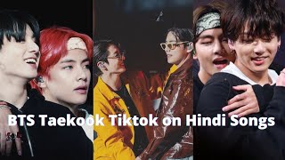 BTS Taekook TiktokInsta reels On Hindi Songs 🐯🐰💜😍💗🥰💞🤩❤️😻💕bts btstiktok [upl. by Nnaeus]