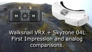 Walksnail VRX First Impressions and Analog Comparisons [upl. by Ephraim637]