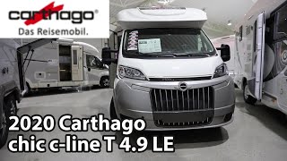 Carthago chic cline T 49 LE 2020 Motorhome 739 m [upl. by Enelloc]