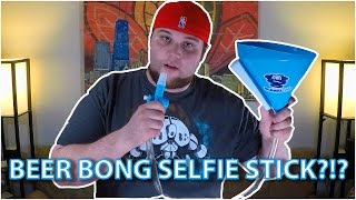 Beer bong Selfies Ultimate Party Accessory  FunnelCam Review [upl. by Garbers]