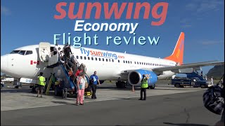 SUB PAR Sunwing 737800 flight from Toronto YYZ to St Lucia UVF [upl. by Lertnom]