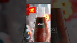 Pepsi Advertisement Poster in Photoshop  Step by Step Tutorial photoshopdesign creativedesigntips [upl. by Aneladdam408]