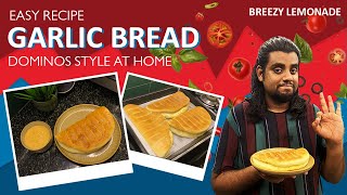 Dominos style  Garlic Bread at home  easy full recipe garlicbread garlicbreadathome dominos [upl. by Eiuqram]