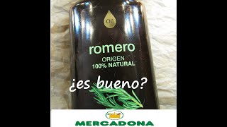 Aceite de Romero Mercadona ¿Es bueno [upl. by Ecal]