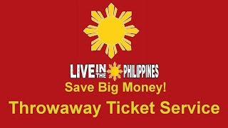 Throw Away Ticket Service  Live in the Philippines [upl. by Idona529]