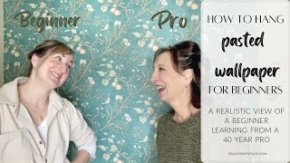 How to Hang Wallpaper for Beginners  A Realistic View of Hanging Wallpaper with Adhesive [upl. by Sedgewinn640]