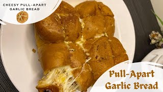 Cheesy PullApart Garlic Bread  Easy Pav Bun Garlic Bread Recipe [upl. by Gebhardt]