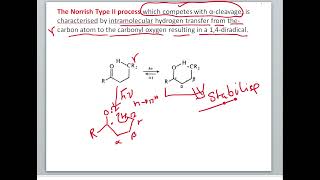 Photochemistry 10 Norrish Type Il of carbonyl compound [upl. by Gnart810]