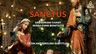 Sanctus Fons Bonitatis  second class solemn feasts  Gregoriant chants  Latin amp English subtitles [upl. by Benjamin]