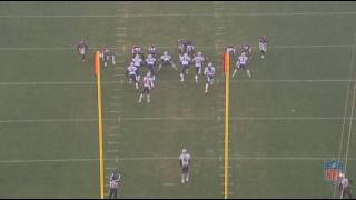 Nate Ebners calls in punt protection vs Broncos [upl. by Tabbie797]