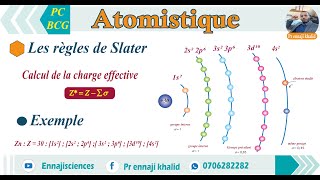 Charge effective de Zn règles de Slater [upl. by Noteloc49]