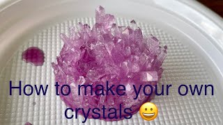 190 Can You Make Your Own Crystals Lets see [upl. by Tizes]