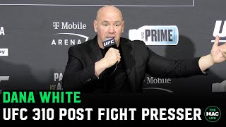 Dana White vs Reporters “Is this tonight stupid question night”  UFC 310 Post Presser [upl. by Caryn]