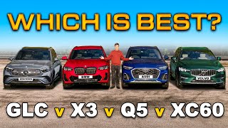 BMW v Mercedes v Audi v Volvo BEST premium SUV review [upl. by Frodina]