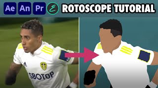 How to create Rotoscope Goal Animations  Adobe  EbSynth  elliano [upl. by Beitris741]